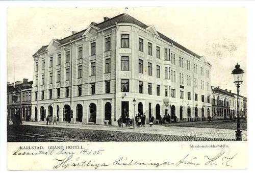 Grand Hotel anno 1905, ett av stadens ståtligaste byggnadsverk